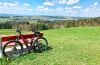 Wunderschöne Aussicht von der E-Bike Strecke über Sonthofen